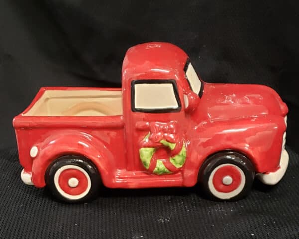 Ceramic Red Truck