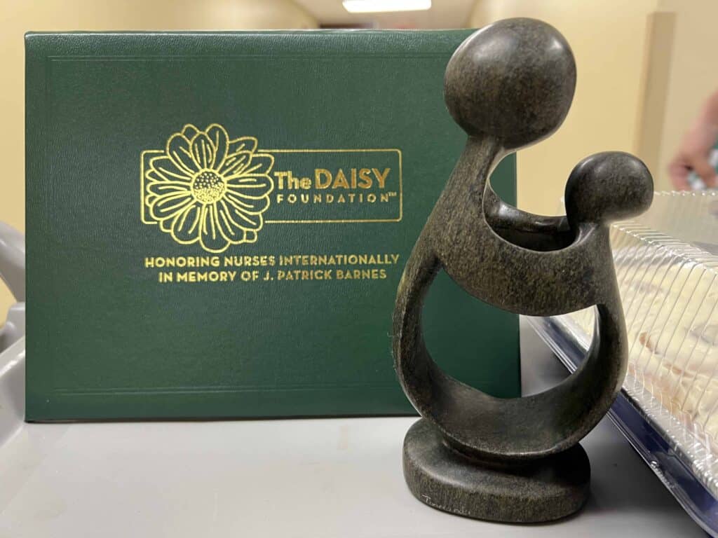 The DAISY Award and The Healer's Touch sculpture