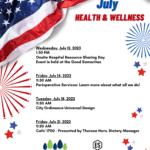 July 2023 Health Wellness Calendar