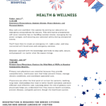 July Health and Wellness Events