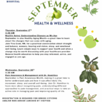 September Health and Wellness Events